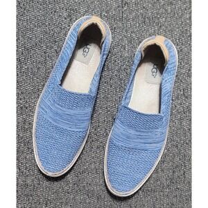 UGG Women's Sammy Blue White 1092779 Low Top Slip On Shoes Size 10